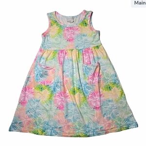 Colorful Floral Kids Dress